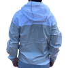 WHITE & GRAY COLUMBIA WINDBREAKER