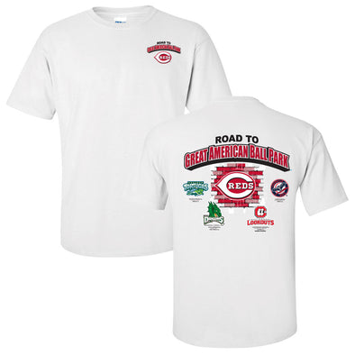 ROAD TO GREAT AMERICAN BALLPARK ADULT T-SHIRT