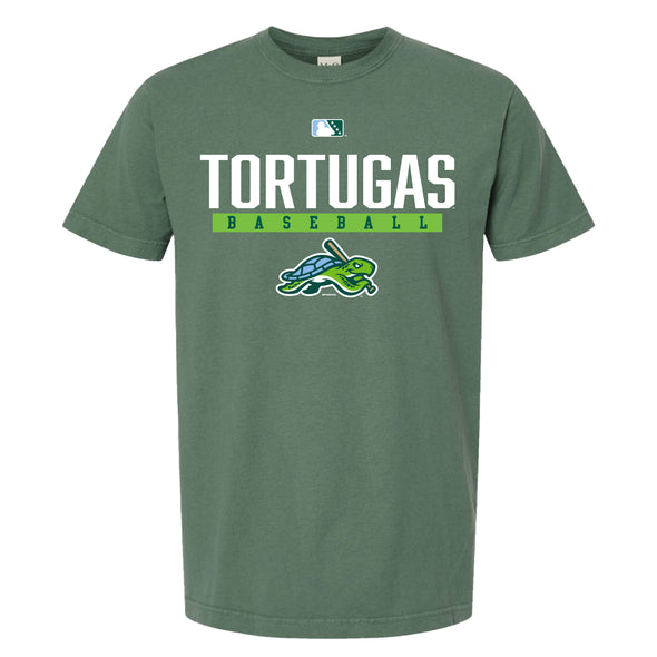GREEN DYED TORTUGAS TEE