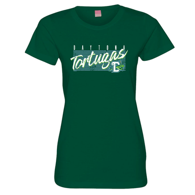 LADIES FOREST GREEN TEE