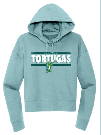 LADIES COMEBACK CROPPED HOODIE Daytona Tortugas